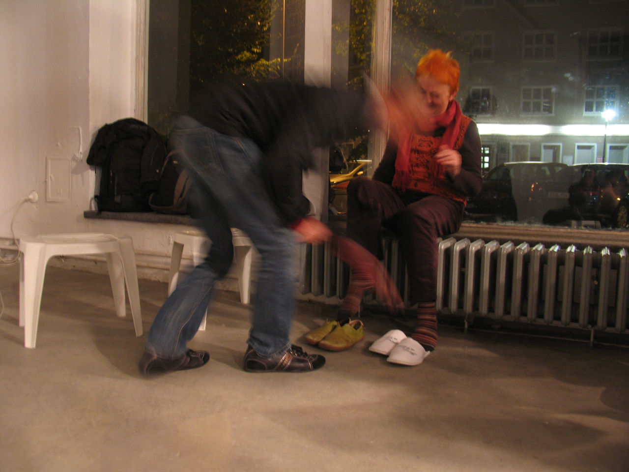 Photographic documentation of RYLLEGA Berlin (Performance by Truong Tan, 16 September 2008)
